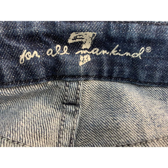 7 For All Mankind Womens 26 A-Pocket Bootcut Jeans Low Rise Medium Wash - Picture 6 of 8